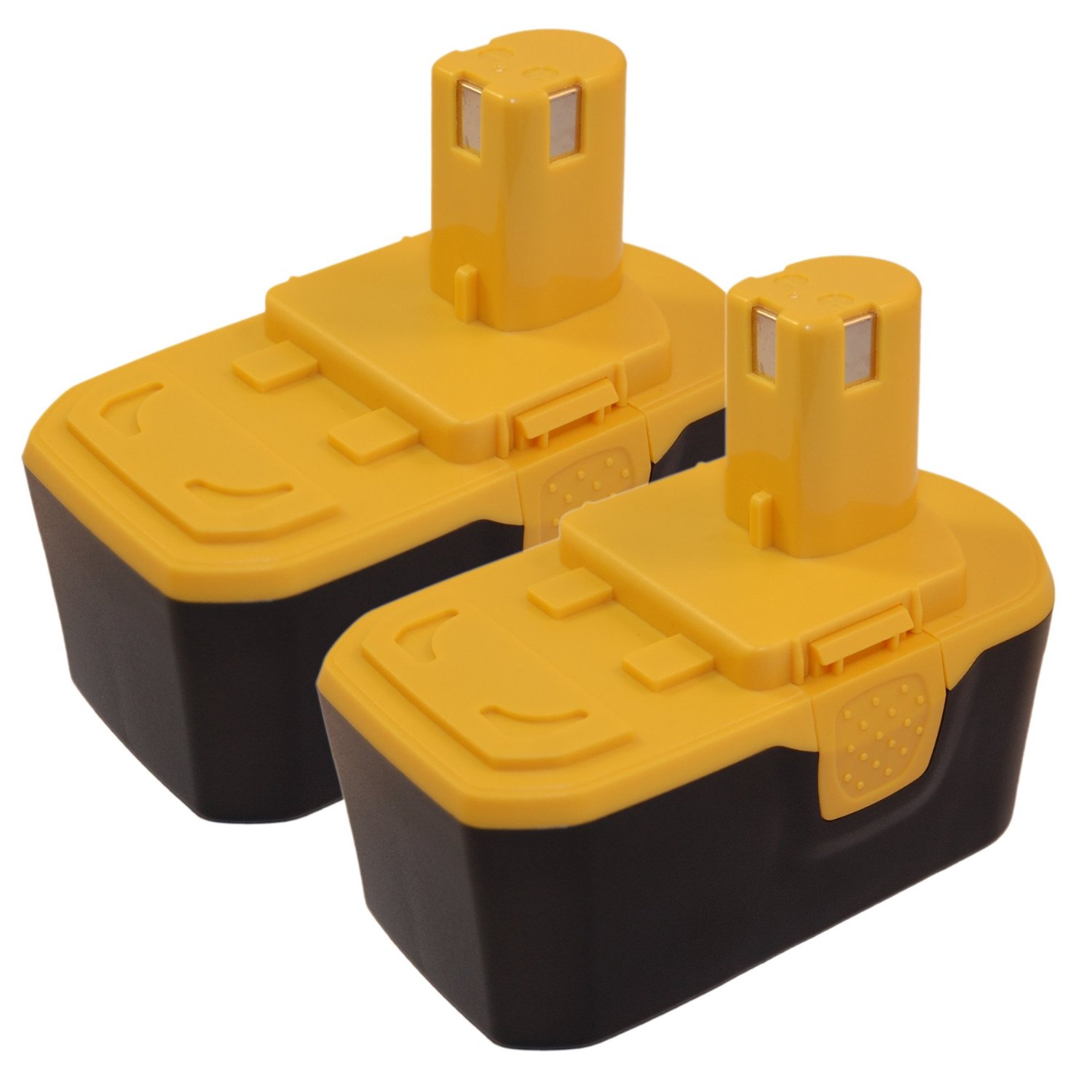 HQRP 2Pack 18V 2200mAh Battery for Ryobi ONE+ P500, P501, P510, P520, P521, P522, P523, P540