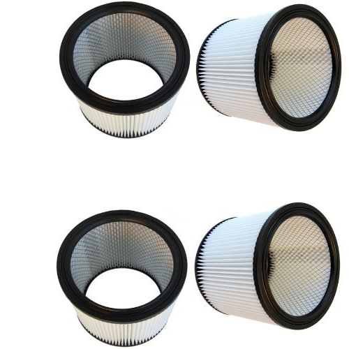 HQRP Washable Cartridge Filter 4Pack for ShopVac QPL625 QPL650