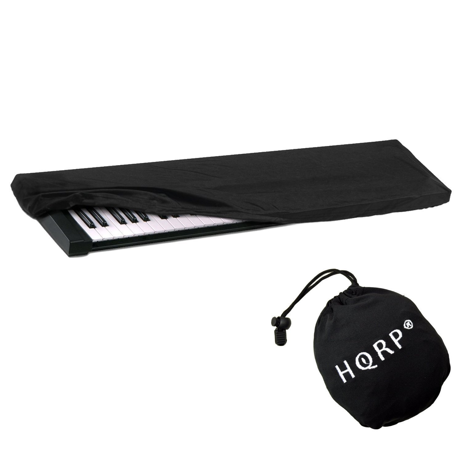 HQRP 887774412011586 Elastic Keyboard Dust Cover for Kawai 76-Key 88 ...